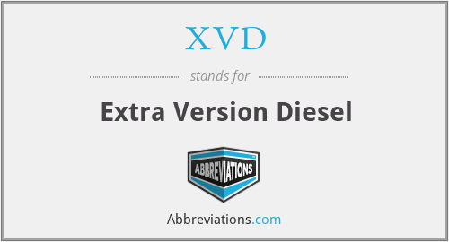 What does XVD stand for?