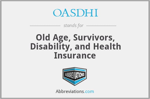 What does OASDHI stand for?