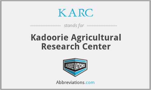 What does KARC stand for?