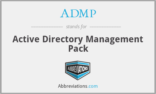 ADMP - Active Directory Management Pack