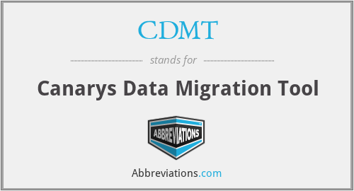 What does CDMT stand for?
