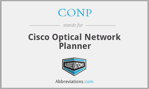 CONP - Cisco Optical Network Planner