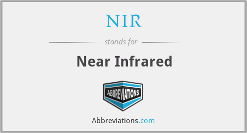 What does NIR stand for?