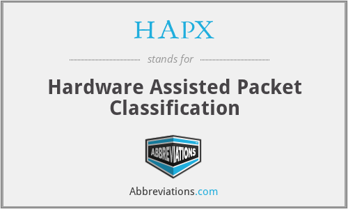 HAPX - Hardware Assisted Packet Classification