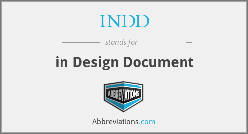 INDD - in Design Document