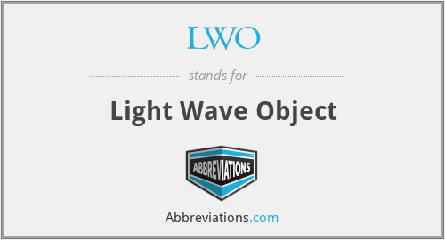 LWO - Light Wave Object
