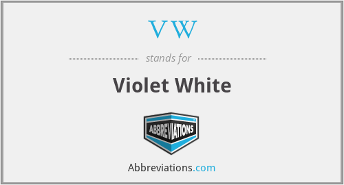 VW - Violet White