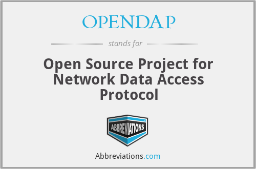 OPENDAP - Open Source Project for Network Data Access Protocol