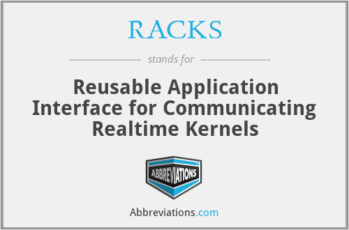 RACKS - Reusable Application Interface for Communicating Realtime Kernels