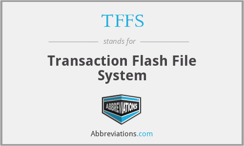 TFFS - Transaction Flash File System
