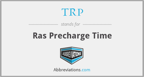 TRP - Ras Precharge Time