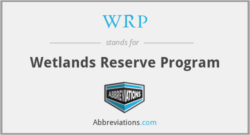 What does WRP stand for?