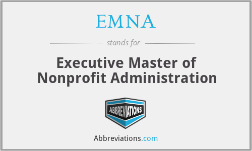 EMNA - Executive Master of Nonprofit Administration