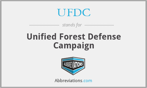 What does UFDC stand for?