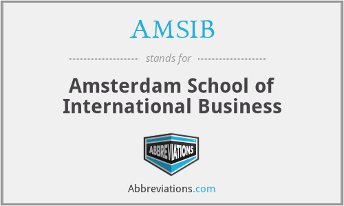 What does AMSIB stand for?