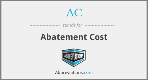AC - Abatement Cost