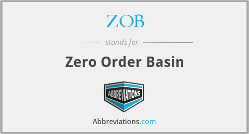 ZOB - Zero Order Basin