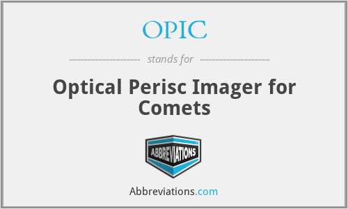 OPIC - Optical Perisc Imager for Comets
