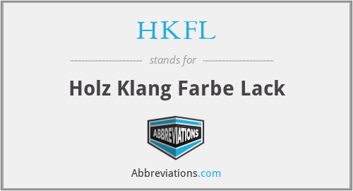 What does HKFL stand for?