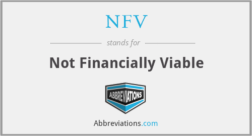 NFV - Not Financially Viable