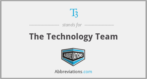 T3 - The Technology Team