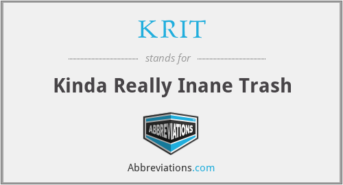 What does KRIT stand for?