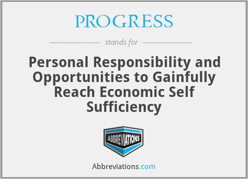What does PROGRESS stand for?