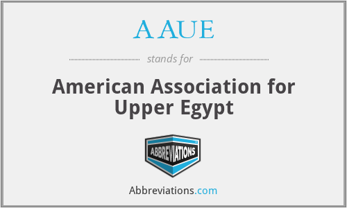 What does AAUE stand for?