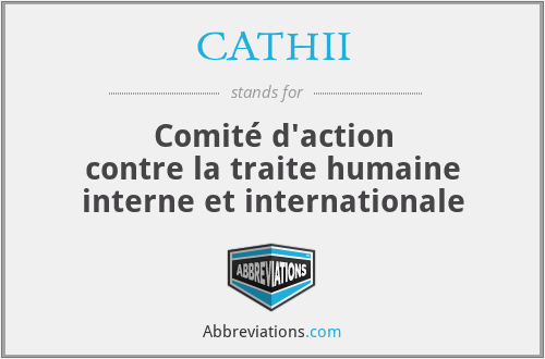 CATHII - Comité d'action contre la traite humaine interne et internationale