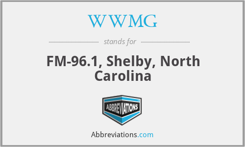 WWMG - FM-96.1, Shelby, North Carolina