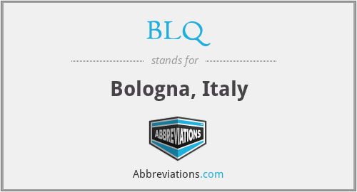 What does BLQ stand for?