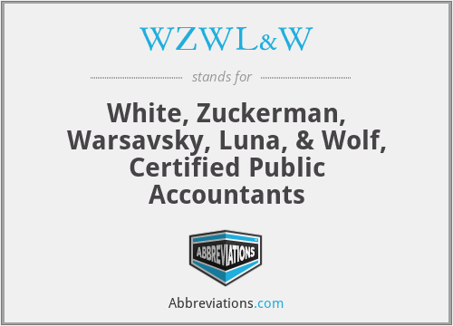 What does WZWL&W stand for?