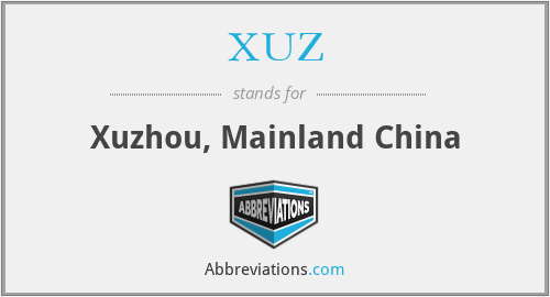 What does XUZ stand for?