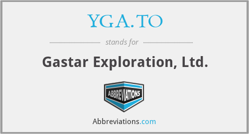 What does YGA.TO stand for?
