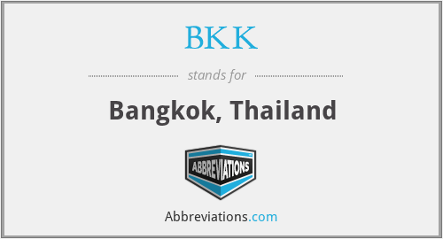 What does BKK stand for?