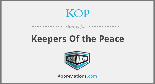 What does peace-keepers stand for?