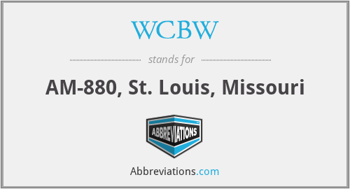 What does WCBW stand for?