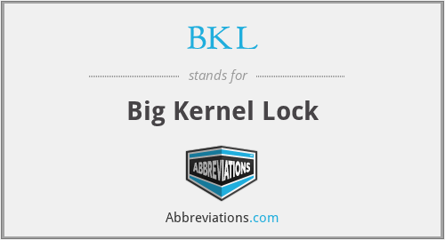 What does BKL. stand for?