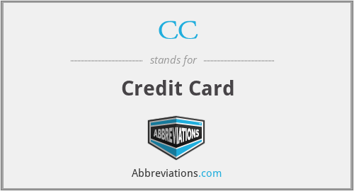 What does CC. stand for?