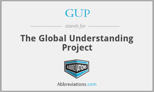 What does GUP stand for?