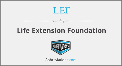 What does LEF stand for?