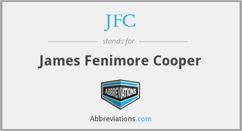 JFC - James Fenimore Cooper