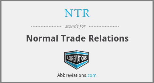 What does NTR stand for?