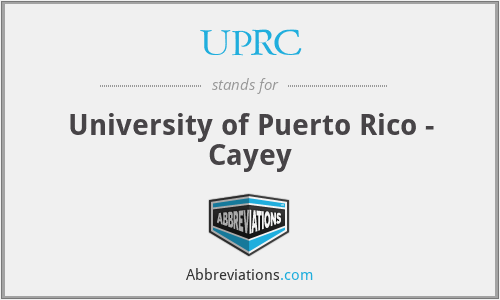 What does UPRC stand for?