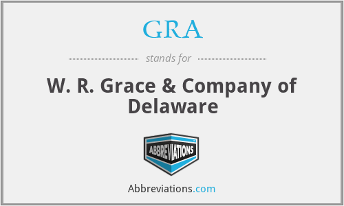 What does GRA stand for?
