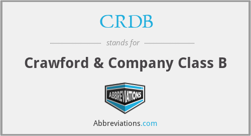 What does CRDB stand for?