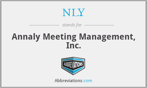 NLY - Annaly Meeting Management, Inc.
