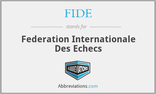 What does FIDE stand for?