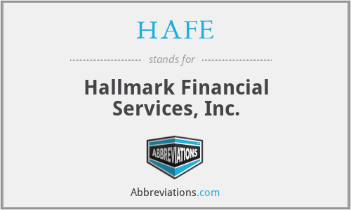 What does HAFE stand for?