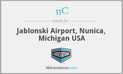 33C - Jablonski Airport, Nunica, Michigan USA